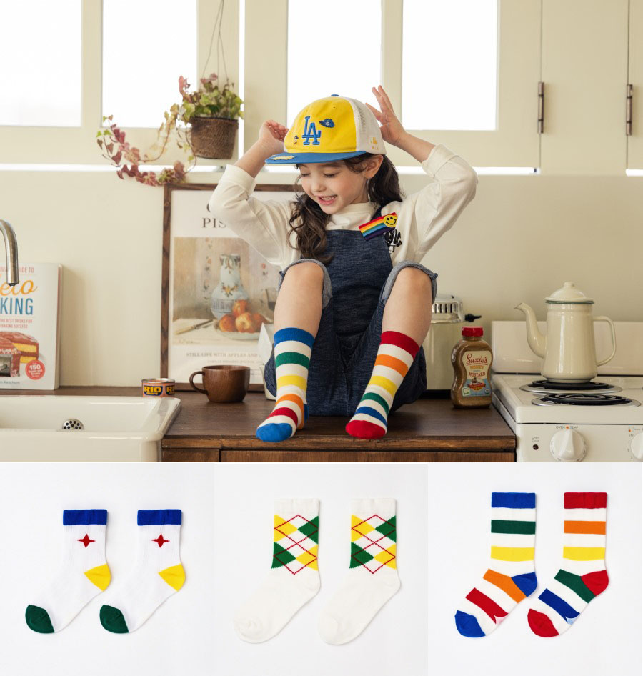 [㽺Ʈ]Lilahast Set 3 (3ӷ 1set) 縻socks
