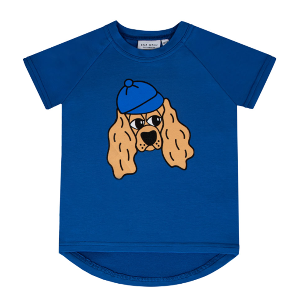 23SS[]DOGGIE SINGLE TSHIRT INDIGO-Ƽ