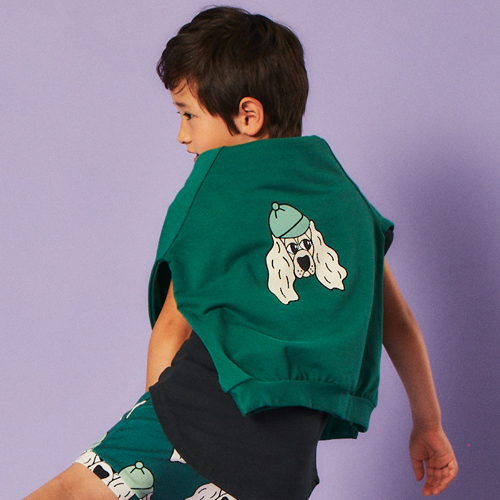 23SS[]DOGGIE SWEATSHIRT GREEN_