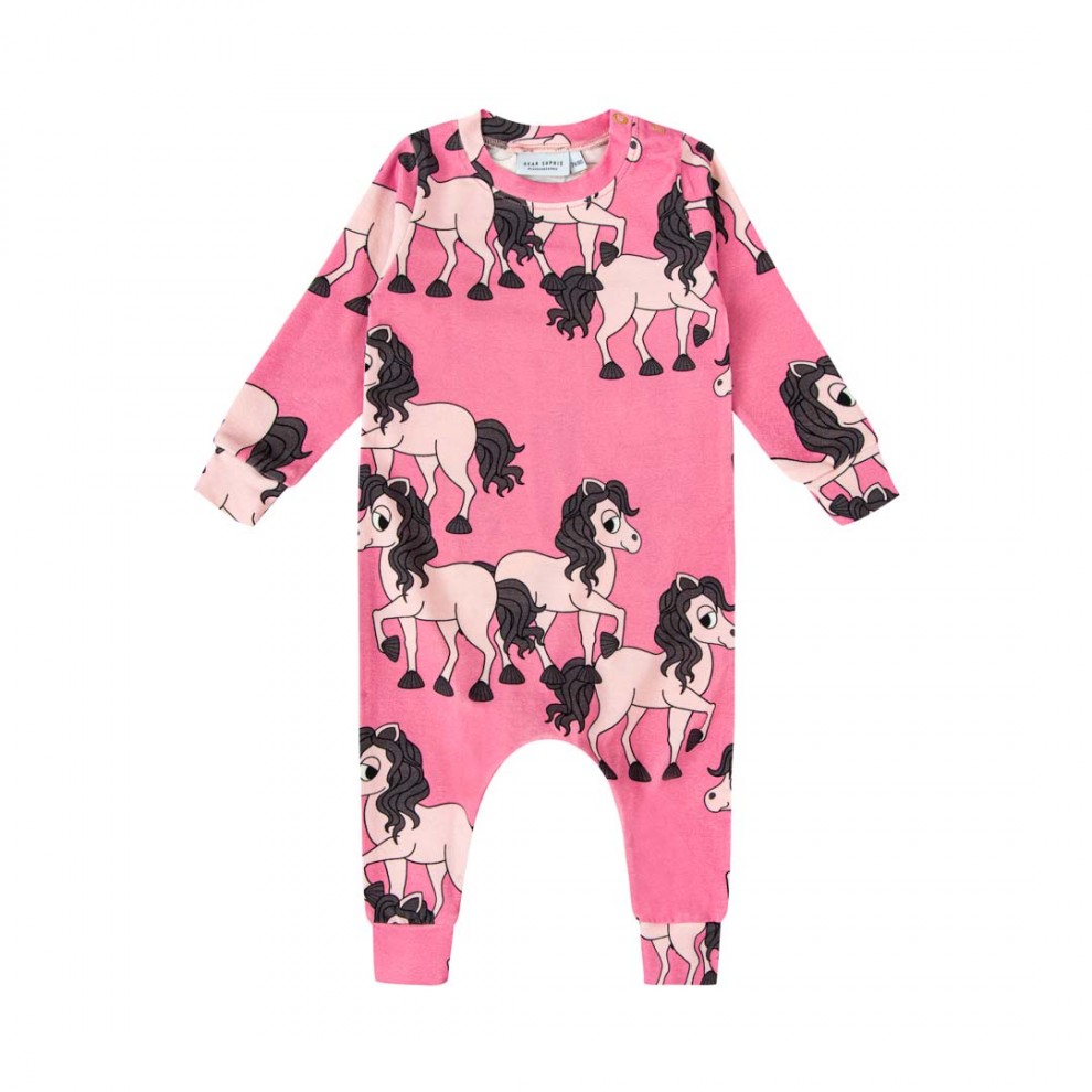 23SS[]HORSIE ROMPER PINK_