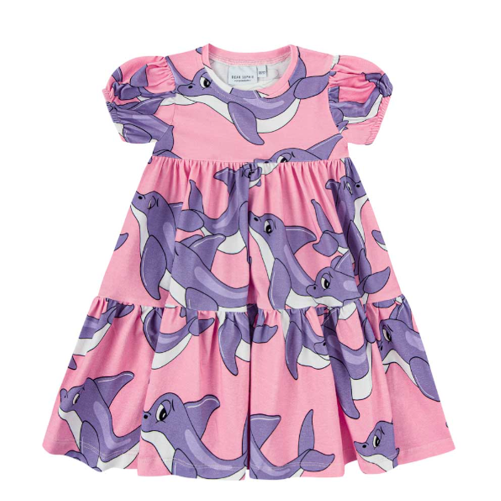 23SS[]DOLPHIN PUFF DRESS PINK_巹