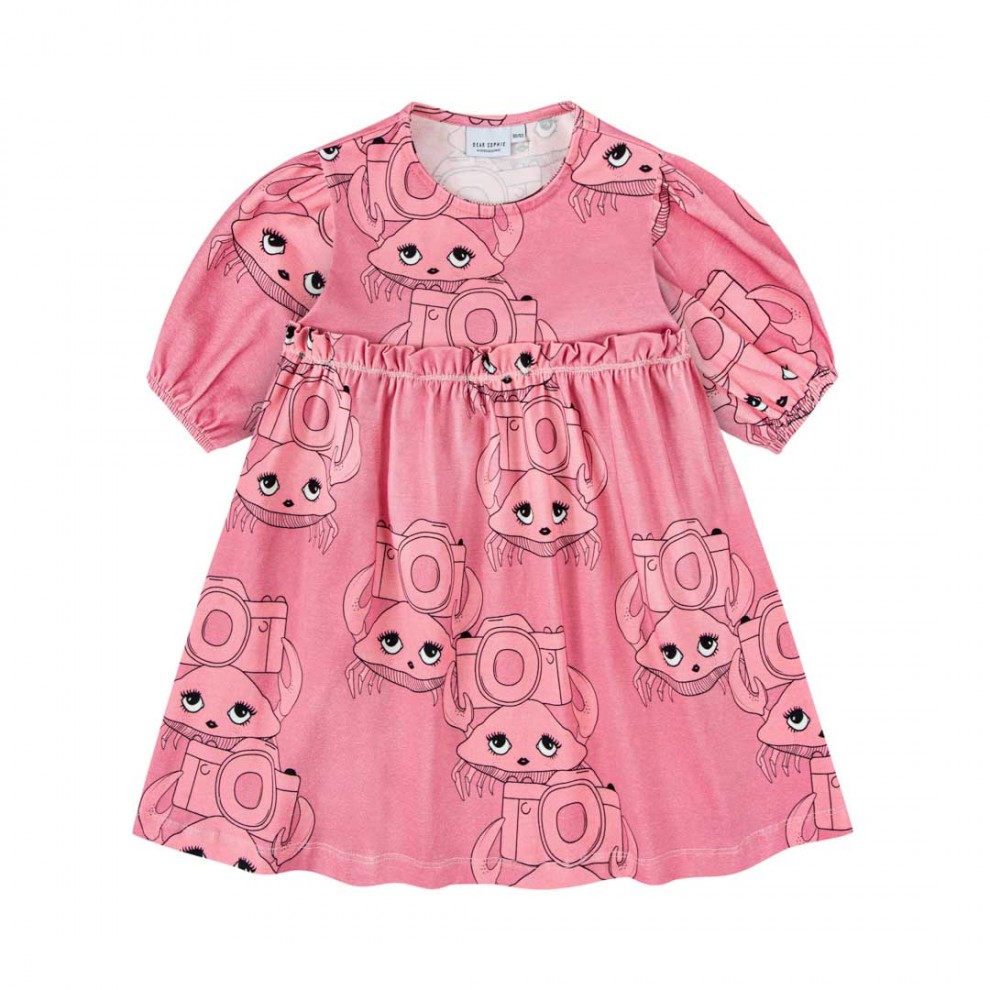 23SS[]CRABI FLARED DRESS PINK_巹