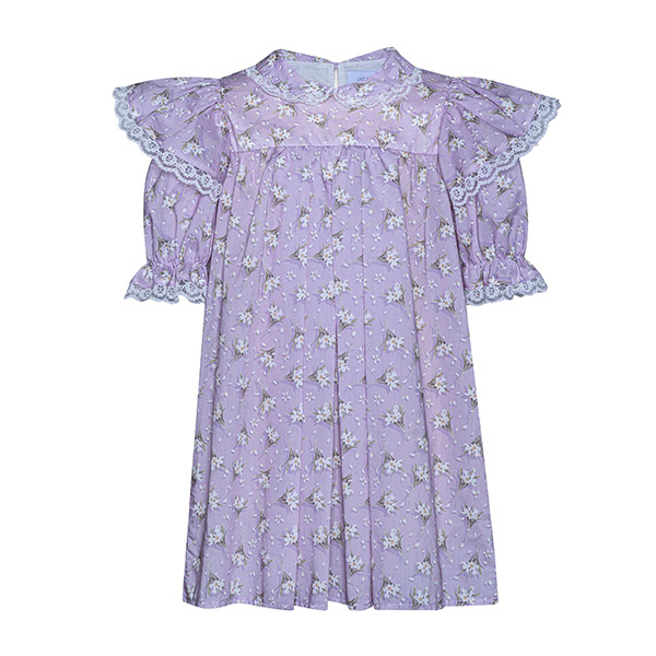 30[ĵ]Dress Dancing Petals Violet-PM23KSDRE4120VLT