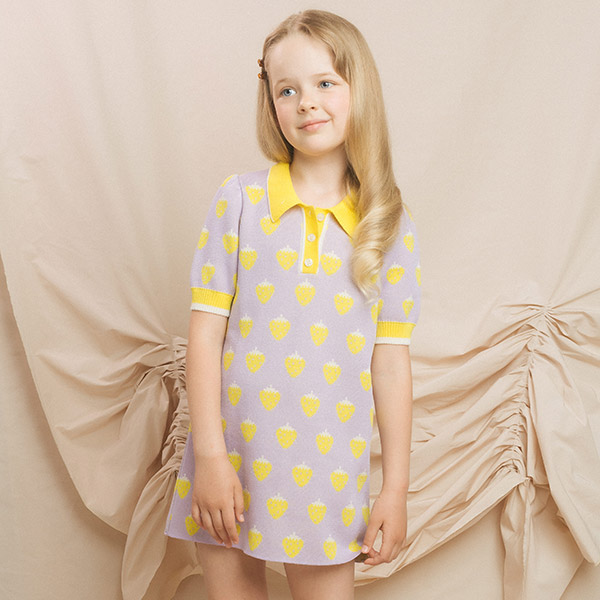 50[ĵ]Knit Dress Berries Violet-PM23KSDRE9424VLT