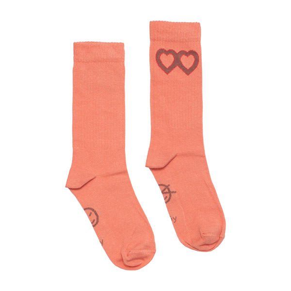 30[]Double Heart Sock-WK23KSSOC0114DSP