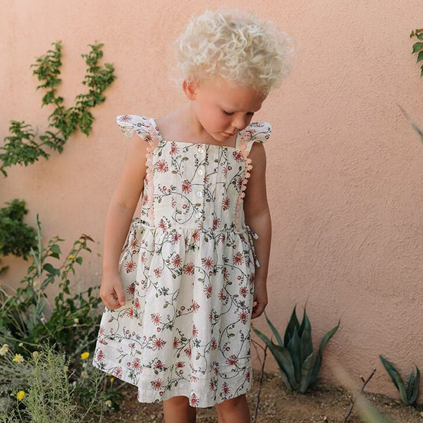 0615 23SS[Ű]PINAFORE DRESS - DESERT VINE PRINT_巹-LK23KSDRE0025DVP
