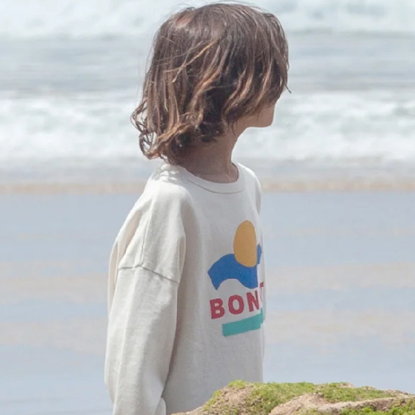 4BFD0 []Sweatshirt bonmot sunset_-BM23KSSSTSW10IVR