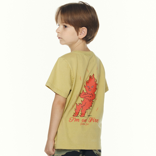GOLDENJOE[]I'M ON FIRE TSHIRT   ̾