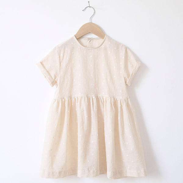 0615 23SS[]S23_30 THE DAY DRESS CREME_巹-FO23KSHAT0009CRE