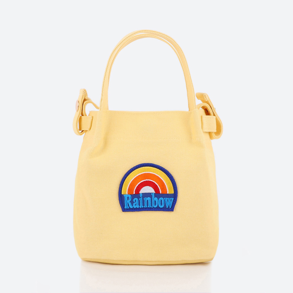 심도마도[Rainbow Wappen Bag]레인보우와펜백 버터