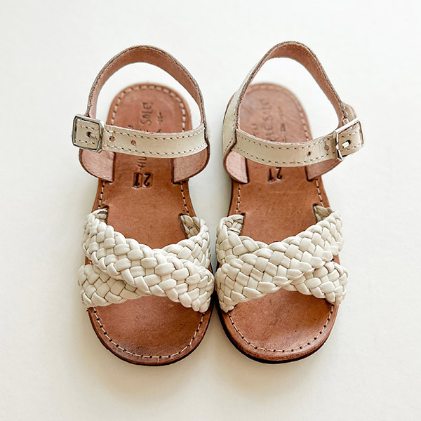 40[]Wholesale Zara Sandals-Cream Leather-Rubber Sole-HS23KSSHE00