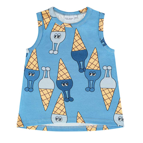 23SS[]ICE CREAM TANK TOP BLUE_Ƽ