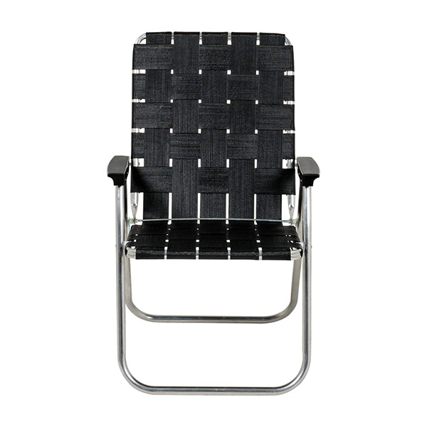 [ü]Solid Black Classic Chair with White Arms_ü Ŭ-DUK2323