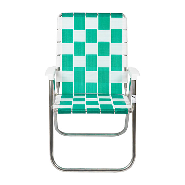 [ü]Green & White Classic Chair with White Arms_ü Ŭ-DUW3725