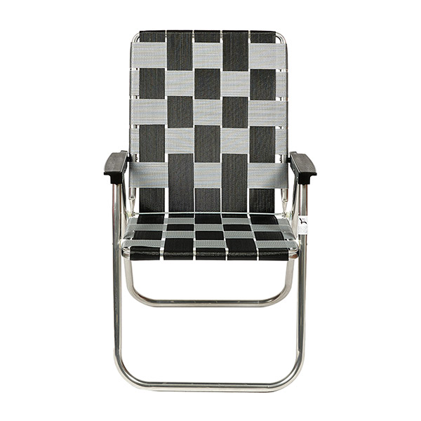 [ü]Black & Silver Classic Chair with Black Arms_ü Ŭ-DUK2334