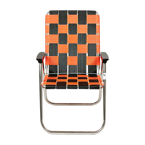 [론체어]Black & Orange Classic Chair with Black Arms_론체어 클래식-DUK2331