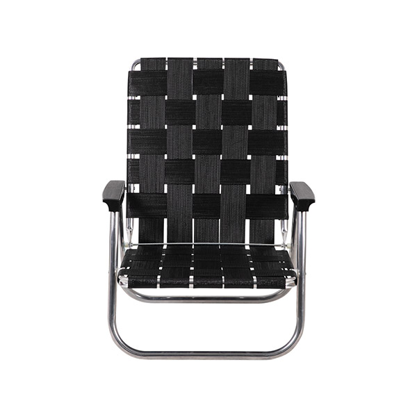 [론체어]Black High Back Beach Chair_론체어 하이백 비치 블랙-HUK2323