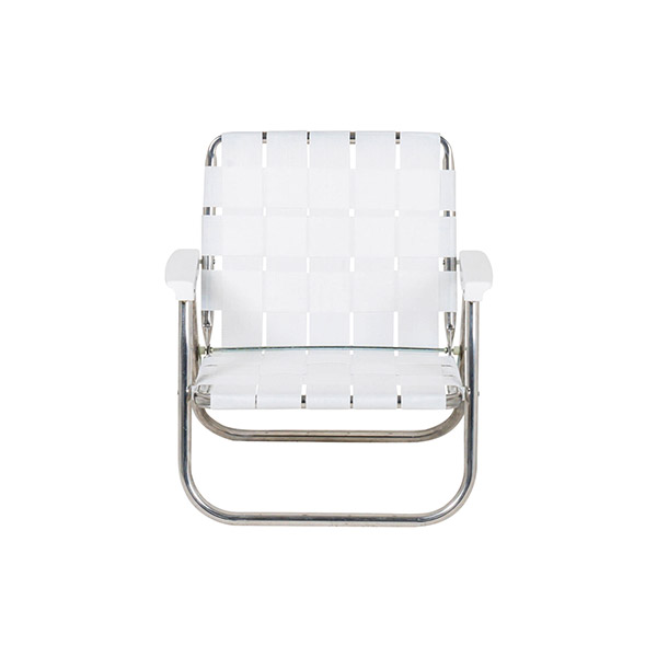 [ü]Bright White Low Back Beach Chair_ü ο ġ-BUW2525
