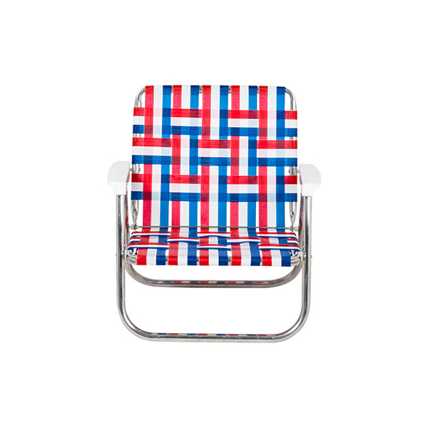 [ü]Old Glory Low Back Beach Chair-BUW0202