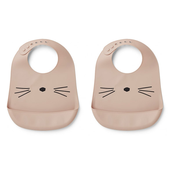 []Tilda Silicone Bib 2-Pack-LD00KNBIB2711CRO