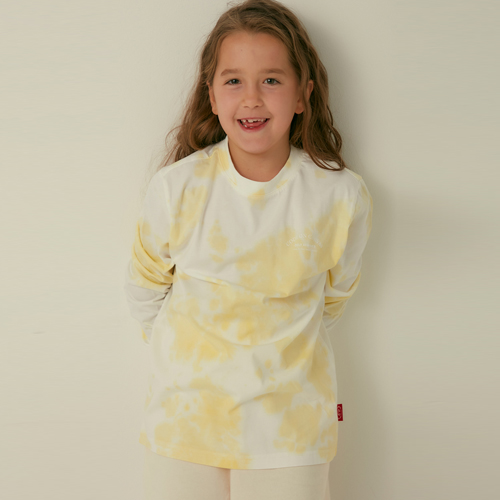 23SS[ڵĵ]DAILY POUR-YELLOW LONG SLEEVE TEE