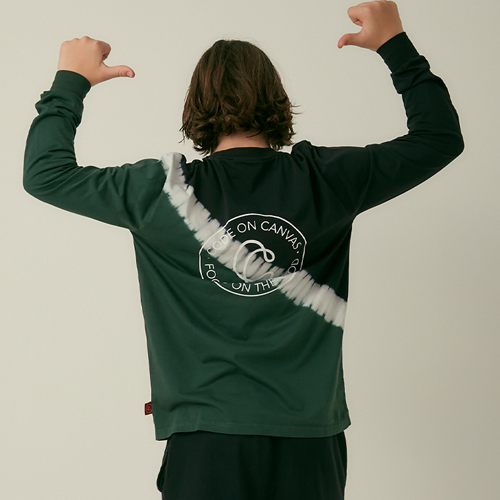 23SS[ڵĵ]GOOD PRINCE-GREEN LONG SLEEVE TEE