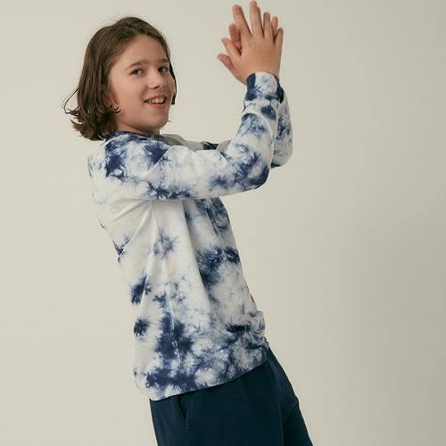 23SS[ڵĵ]GOOD CRYSTAL-BLUE LONG SLEEVE TEE