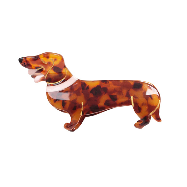 []Dachshund Hair Claw-SU00KNCLW0009DAC