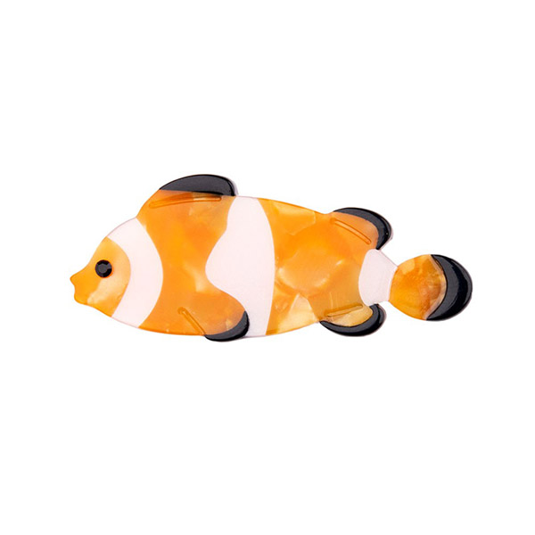 []Clownfish Hair Clip-SU00KNHAC0011CLF