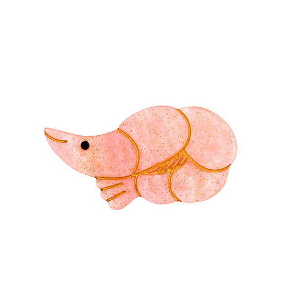 []Shrimp Hair Clip-SU00KNHAC0015SHR
