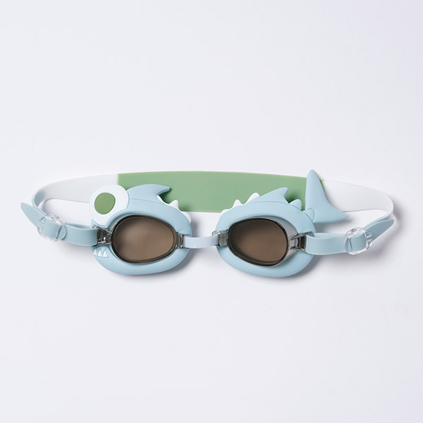 [϶]Mini Swim Goggles Shark Tribe Khaki -S3VGOGST