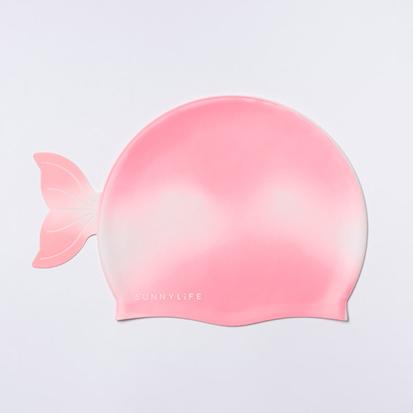 [϶]Shaped Swimming Cap Ocean Treasure Rose Ombre -S3VCAPOT