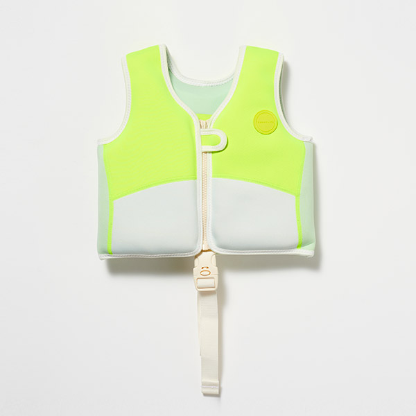 [϶]Swim Vest Shark Tribe Blue Neon Citrus 2-3-S3VVEMST