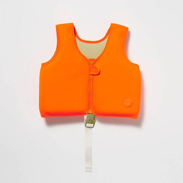 [϶]Swim Vest Sonny the Sea Creature Neon Orange 2-3-S3VVEMSO