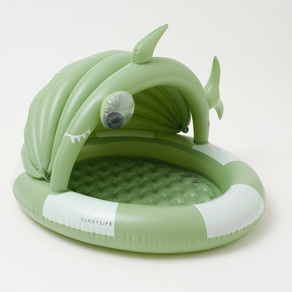 [϶]Kiddy Pool Shark Tribe Khaki -S3PPOOST