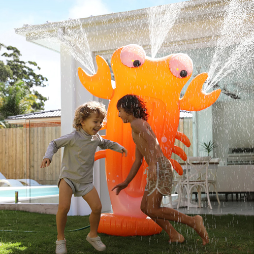 [϶]Inflatable Giant Sprinkler Sonny the Sea Creature Neon Orang