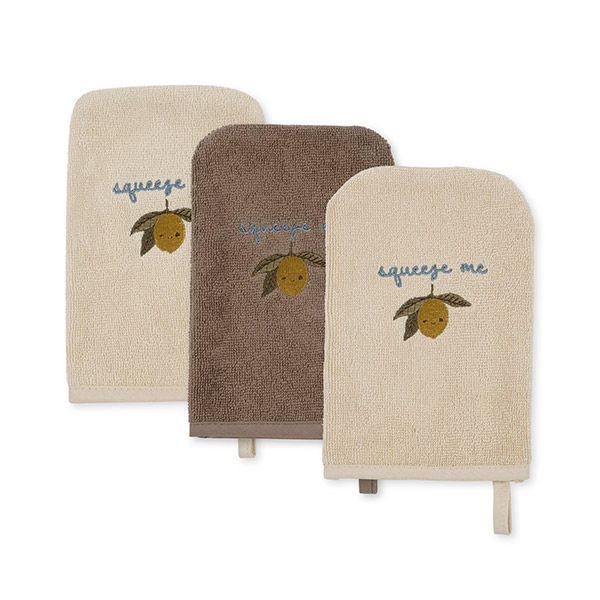 []3 PACK WASHCLOTH EMBROIDERY-KS23KSTOW5089LEM