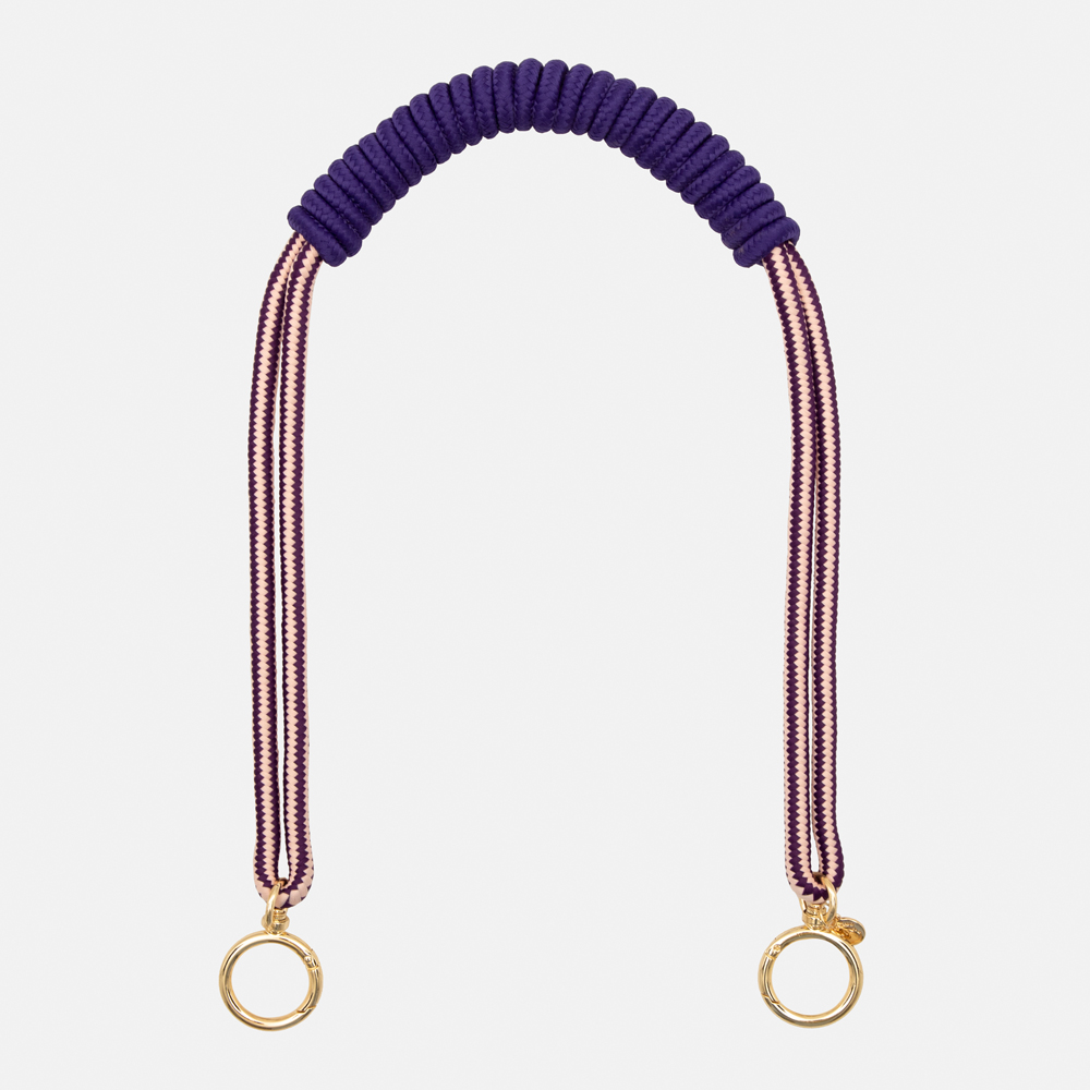 ɵ[ũ  Ʈ]Macrame Bag Strap - Deep Purple