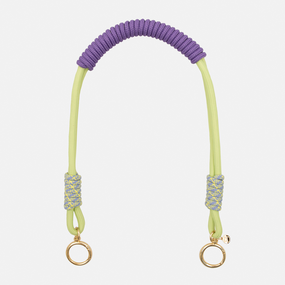 ɵ[ũ  Ʈ]Macrame Bag Strap - Green Jacquard