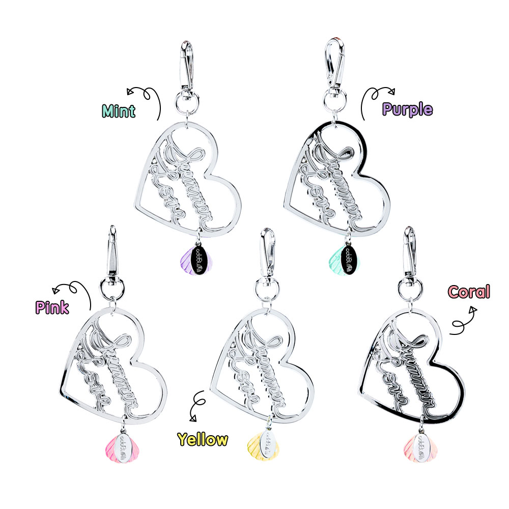 []   Ʈ Ű ü Love  Love Heart Key Chain oddBi