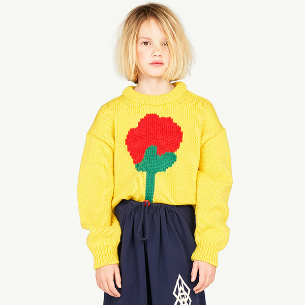 1127[타오]Yellow Flower Bull 스웨터-TA23KASWT3080YEW