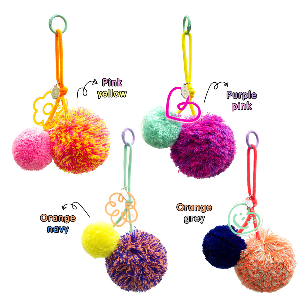 []    Ű ü Big PomPom Key Chain oddBi