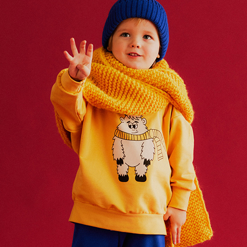 AW23[]YETI SWEATSHIRT_ / YELLOW-DSCD3YTM2011YEL