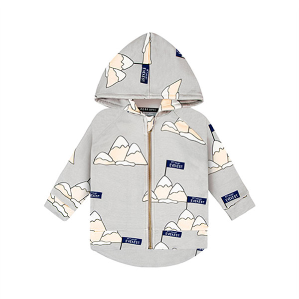 AW23[]EVEREST ZIP-UP HOODIE_ĵ彺 / GREY-DSCD3EVOT011GRY