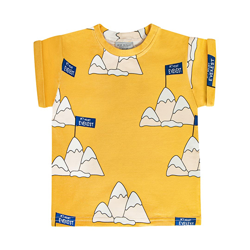AW23[]EVEREST NEW T-SHIRT_Ƽ / YELLOW-DSCD3EVST011YEL