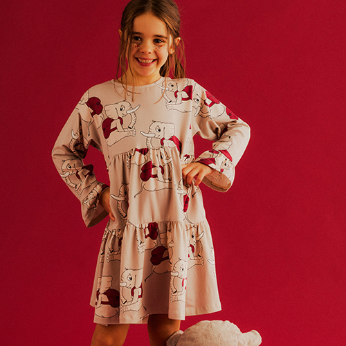 AW23[]ELLIE SOPHIE DRESS_巹 / GREY-DSCD3ELDR021GRY