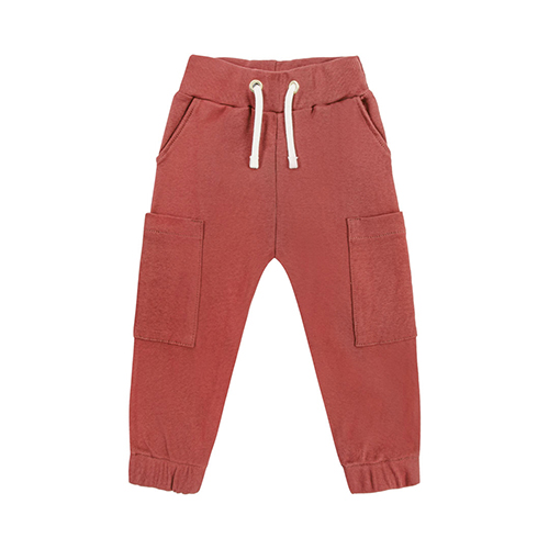AW23[]RIB CARGO PANTS_ / BROWN-DSCD3NOPT021BRO