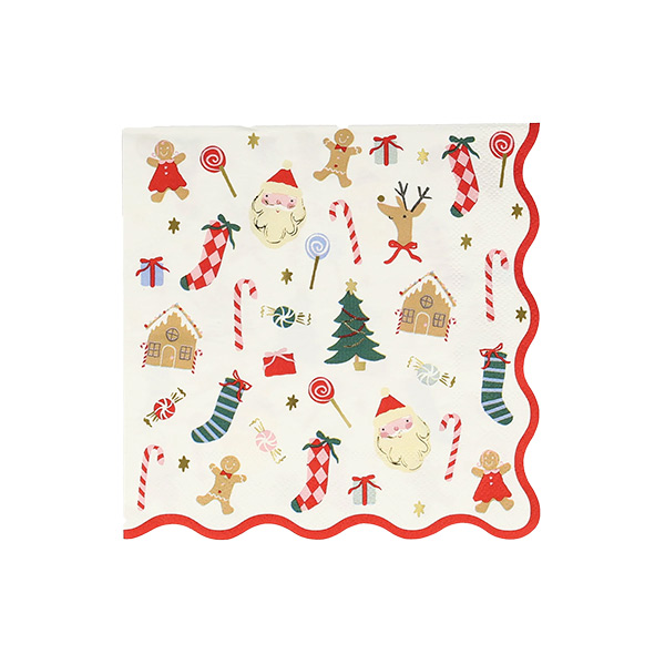 [޸޸]Jolly Christmas Large Napkins_ƼŲ-ME270085
