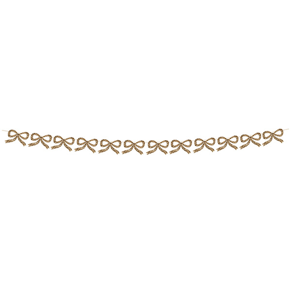 [޸޸]Gold Glitter Bow Garland_Ƽ-ME269662