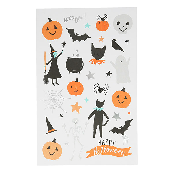 C10 [޸޸]Happy Halloween Tattoo Sheet-ME270013